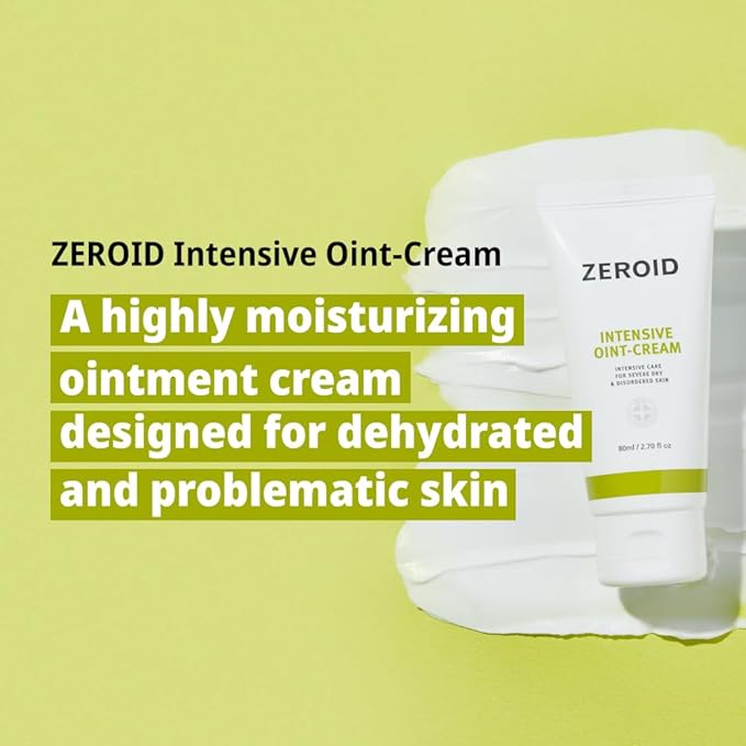 ZEROID | Intensive Oint-Cream | Face Moisturizer for Extremely Dry Skin | Face Cream for Sensitive &amp Disordered Skin | Intensive Skincare | Face Lotion for Soothing &amp Moisturizing | 2.7 fl oz