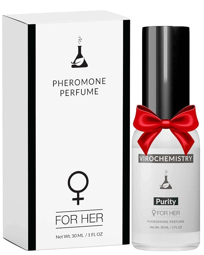 Pheromones For Women (Purity) - Elegant Ultra Strength Organic Fragrance Body Perfume Spray (1 Fl. Oz Spray) (Human Grade Pheromones to Attract Men)
