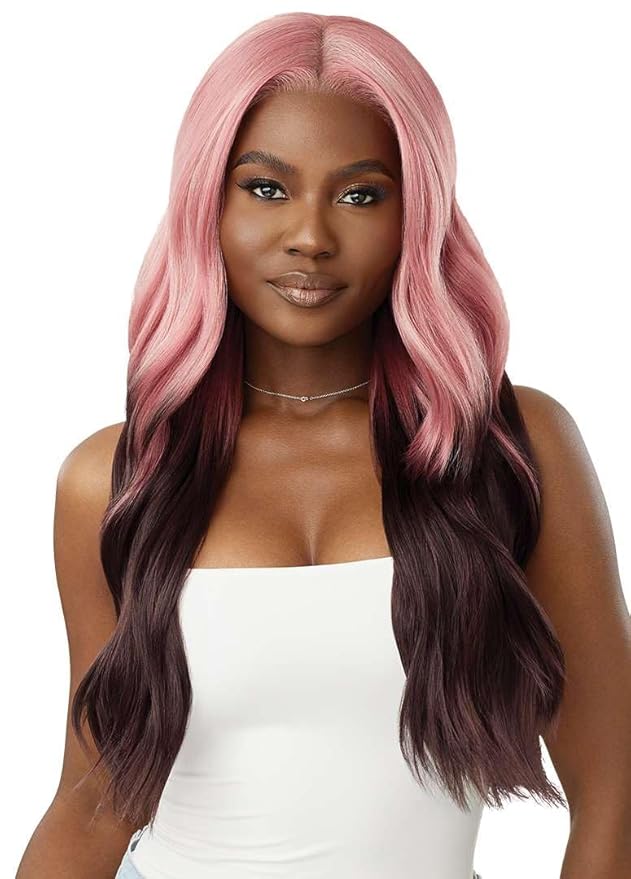 Outre Lace Front Wig -Perfect Hair Line 13X6 - Jaanay (ST AUBURN OMBRE)