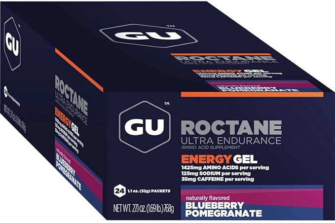 GU Roctane Energy Gel - 24 Pack Blueberry