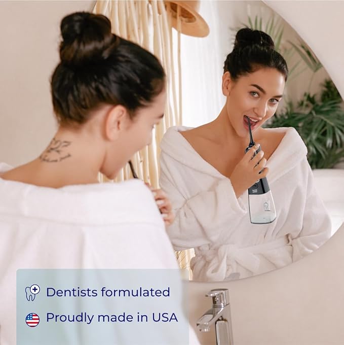 Concentrated Irrigant and mouthwash Dry Mouth | Add to Water Flossers | Fruit Flavor | When dilluted 16.9 fl.oz = 186 fl.oz | Alcohol Free Fluoride Free. Made in USA (Non-Medical) WATER DENT