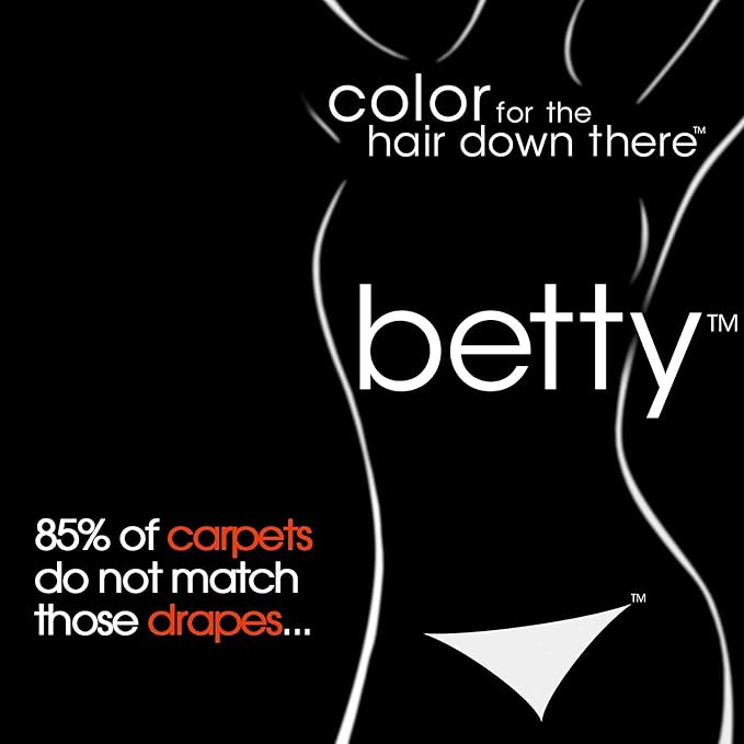 Fun Betty - Hair Color for the Hair Down There Kit Hot Pink (3-Pack)