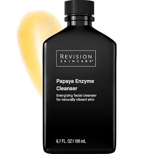 Revision Skincare Papaya Enzyme Cleanser Energizing Facial Cleanser with Salicylic Acid Soothing and Exfoliating