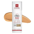EltaMD UV AOX Elements Tinted Mineral Face Sunscreen Lotion Tinted Moisturizer for Face SPF 50 with Antioxidants For Dry Sensitive Skin 1.7 oz Pump