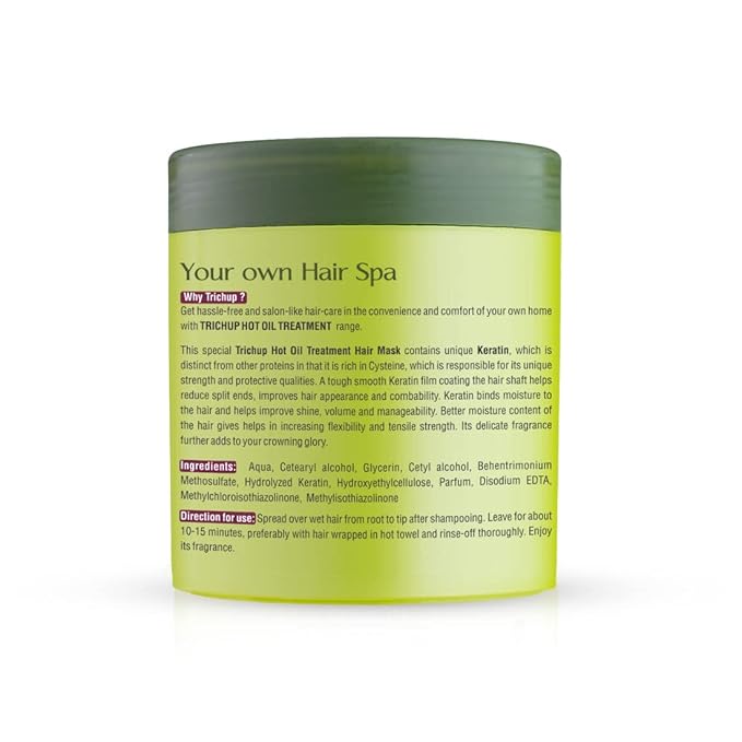 Trichup Keratin Hot Oil Treatment Hair Mask For Flexible Strong &amp Manageable Hair - 500ml