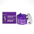 AMALIA Purple Hair Mask Color Toning Treatment Neutralizes Yellow Tones Moisturizing Hair Care 3.53 oz