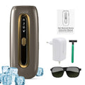 Herbishh IPL Laser Hair Removal Painless Ice Cooling Technology - 999999 Flashes Hair Removal Machine with 4 Energy Levels Skin Sensor &amp 4 Flash Modes Sapphire Cooling For Face &amp Body G