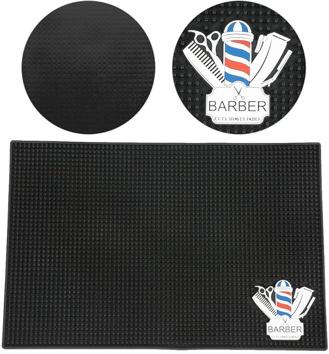 Salon Silicone Heat Styling Tools Mat Styling Station Mat Barber Mat for Hair Irons Curling Iron Straightener Pad Iron Flat Hair Waver Hair Tools Appliances Hair Dryer Salon