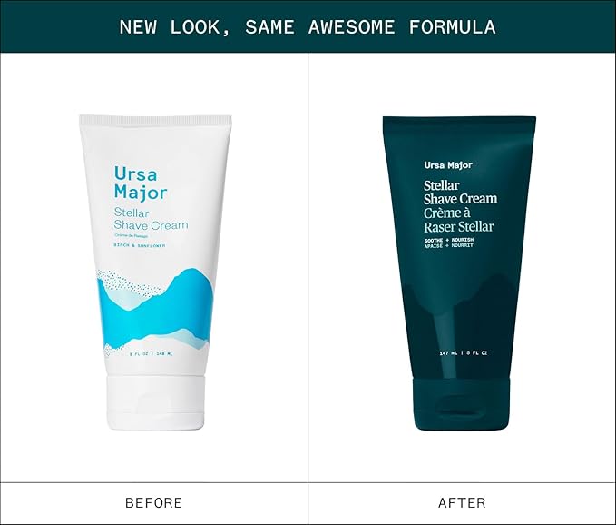 Ursa Major Natural Shave Cream | Non-irritating Vegan and Cruelty-Free | Formulated for Men and Women | 5.3 ounces