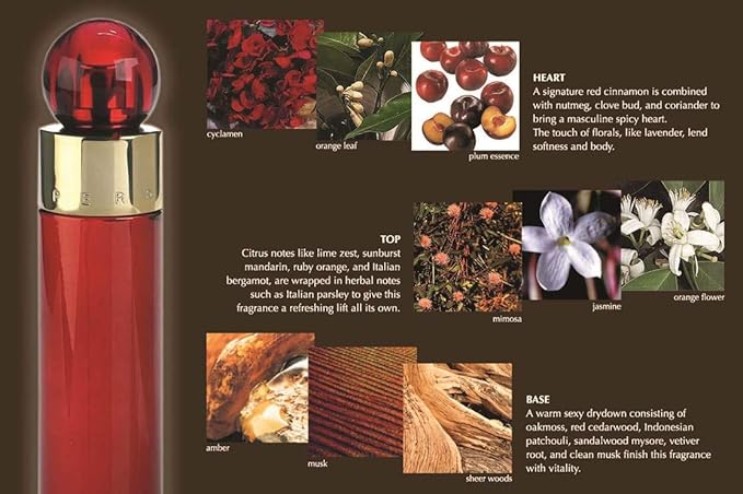Perry Ellis 360° Women mini gift set - 4-pack of .25 fl oz EDP travel sprays (360° Women 360° Coral 360° Purple 360° Red)
