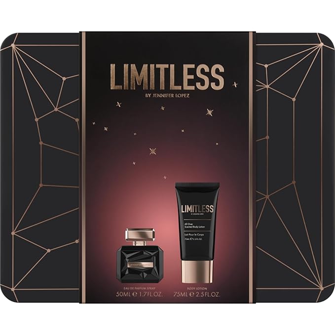 Jennifer Lopez LIMITLESS Gift Set Limitless Eau de Parfum 50 ml (1.0 FL OZ) and Body Lotion 75ml