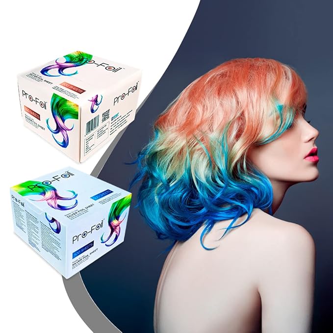 Just Home Pink Hair Highlighting Pop Up Foils 2000 Sheets Pre ? Cut for Bleaching Coloring Lightening Styling In-Built Dispenser for Professionals Salons Personal Use