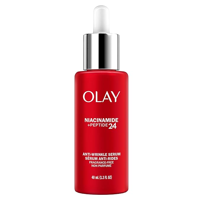 Olay Niacinamide + Peptide 24 Anti-Wrinkle Serum Fragrance-Free 1.3oz FL