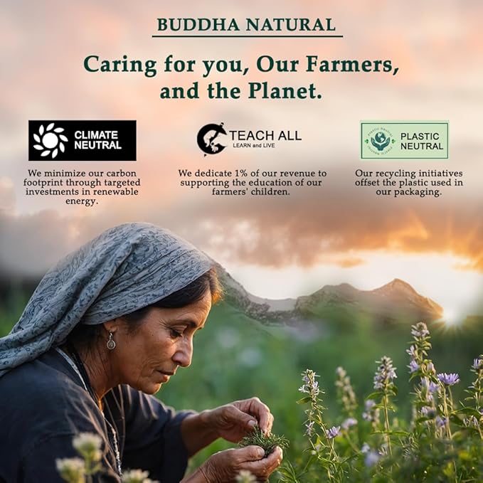 Buddha Natural Grey Hair Oil for Teenagers (200ml) - Transform White Hair to Black | Effective Grey Hair to Black Hair Oil