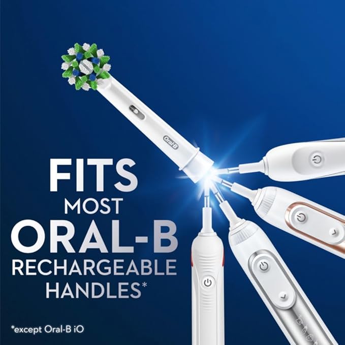 Oral-B Cross Action Electric Toothbrush Replacement Brush Heads Refill 3 Count