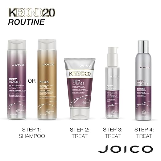 Joico Defy Damage KBOND20 Power Masque | For Stronger Hydrated Hair | Color-Safe | Rebuild &amp Protect Bonds | Paraben-Free | Animal-Test Free Formula | 5.1 oz | 2 Pack