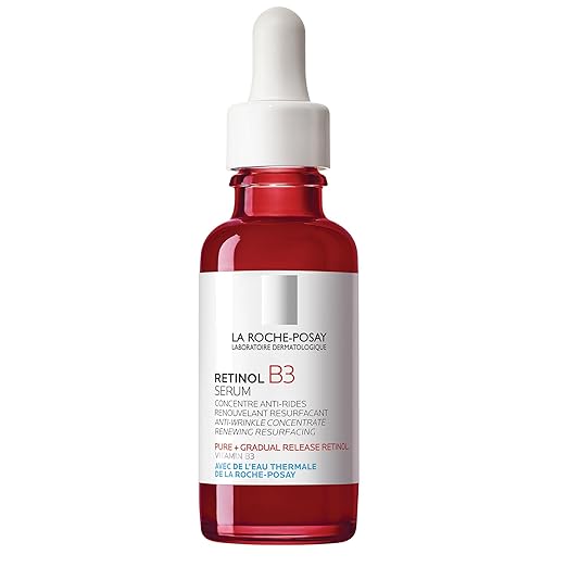 La Roche-Posay Pure Retinol Face Serum with Vitamin B3 Anti Aging Face Serum for Lines Wrinkles &amp Premature Sun Damage to Resurface &amp Hydrate Suitable for Sensitive Skin 1.0 Fl. Oz