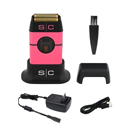 StyleCraft Instinct Metal Cordless Double Foil Shaver with IN2 Vector Motor Intuitive Torque Control USB-C Rechargeable