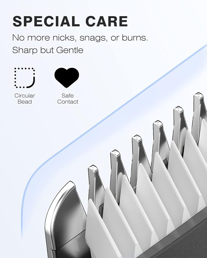 MANSPOT Manscape Hair Finishing Trimmers Pubic Hair Trimmer for Men and Women Electric Ball Trimmer Pubic ShaverHypoallergenic Ceramic Blade HeadsWaterproof Wet/Dry Groin Shaver20 Times Usage