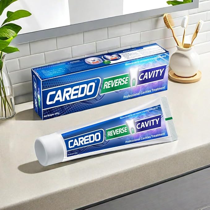 Cavity Reversal Hydroxyapatite Toothpaste for Adults Cavity Tooth Filler as Home Cavity Repair Fluoride Free Reverse Cavities Treatment for Tooth Decay Repair Remineralizing Repair 3.52OZ