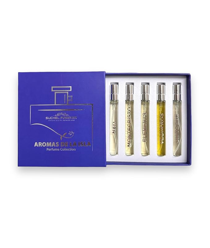 Merry Christmas Gift Set Aromas for Men (Nao+Elements+Vegueros+Montecristo+Un Toque) + Merry Christmas Teddy Bear (peluche Feliz Navidad)
