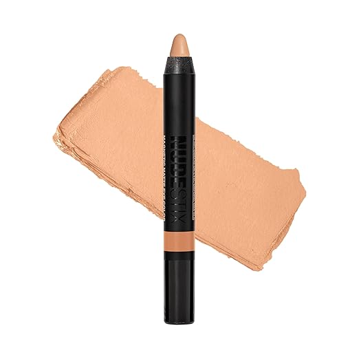 Nudestix Magnetic Matte Eye Color ? 3-in-1 Long-Wear Cream Eyeshadow Pencil Eyeliner &amp Primer | Waterproof Budge-Proof Matte Finish | Vegan &amp Cruelty-Free Eye Makeup