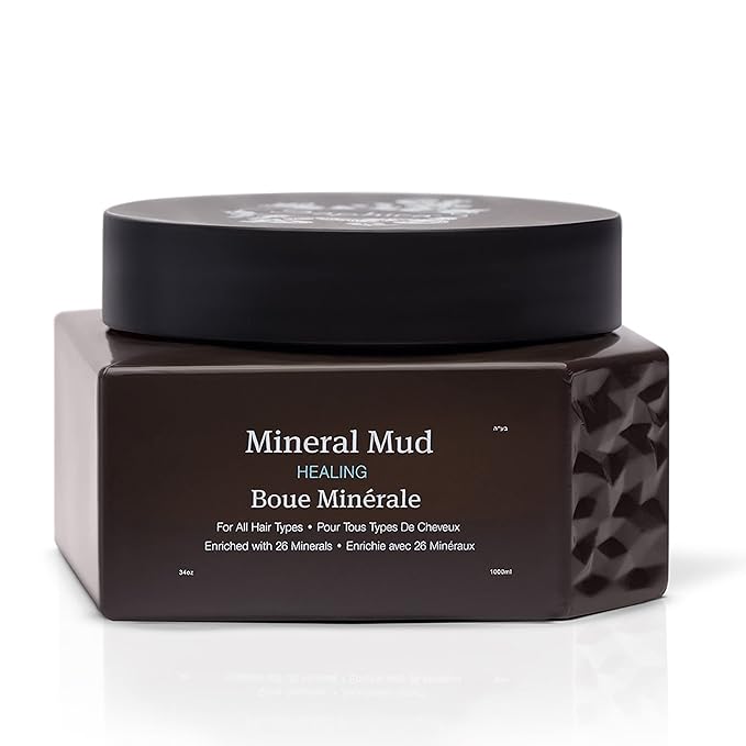 Saphira Mineral Mud Hair Mask Deep Healing Hair Treatment for Dry Damaged Bleached Color-Treated Hair and Scalp Sulfate-Free Paraben-Free Repairs Hydrates and Adds Shine 34 Ounce
