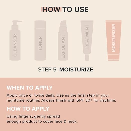 Paula's Choice SKIN RECOVERY Replenishing Face Moisturizer Cream Daily Facial Moisturizer with Hyaluronic Acid &amp Peptides Face Lotion for Dry Sensitive Skin Fragrance-Free 2oz