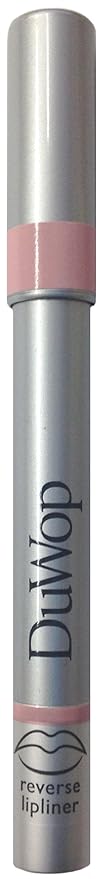 DuWop Cosmetics Reverse Lipliner Nude ? Colorless Matte Pencil to Perfectly Shape Lips and Prevent Lipstick Feathering