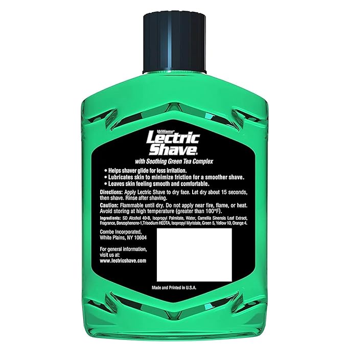Williams Lectric Shave Lotion Regular - 7 Oz Pack of 2 by Lectric Shave