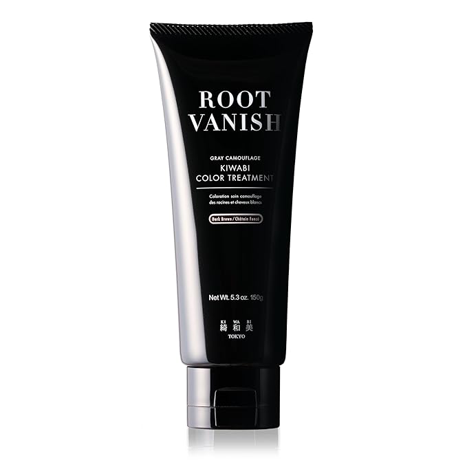 Color Treatment for Gray Coverage ? Subtle Gradual Semi-Permanent Hair Color ? Hydrating Sulfate-Free Ammonia-Free Vegan Color Depositing with 31 Botanical Extracts (Dark Brown)