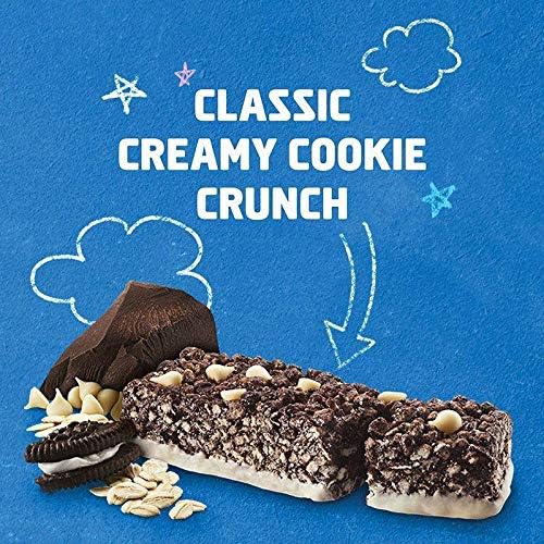 CLIF Bar - Protein Granola Bars - Cookies and Creme Flavor (1.27 Ounce Gluten Free Bars Lunch Box Snacks 10 count)