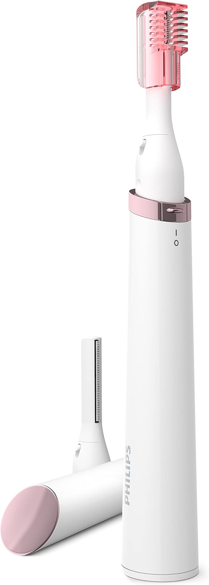 Philips Beauty Women's Bikini Trimmer and Precision Trimmer Special Edition Bundle BRT387/90Pink and White
