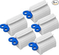 Toothpaste Squeezer Key ? Bonus Tube Roller for Max Whitening &amp Fluoride Tubes | Fits Most Toothpaste Sizes | Easy Squeeze No Waste | 5-Pack Value Set