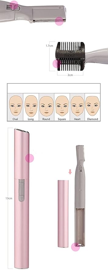 Electric Eyebrow Trimmer Eyebrow Clipper Face Care Face Shaver Shaving