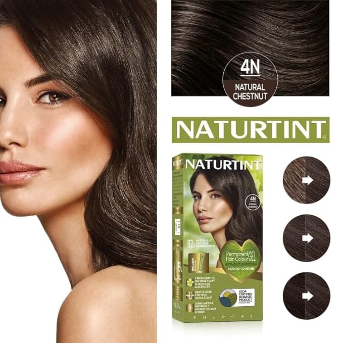 Naturtint Hair Color Permanent 4N Natural Chestnut 5.28 Ounce