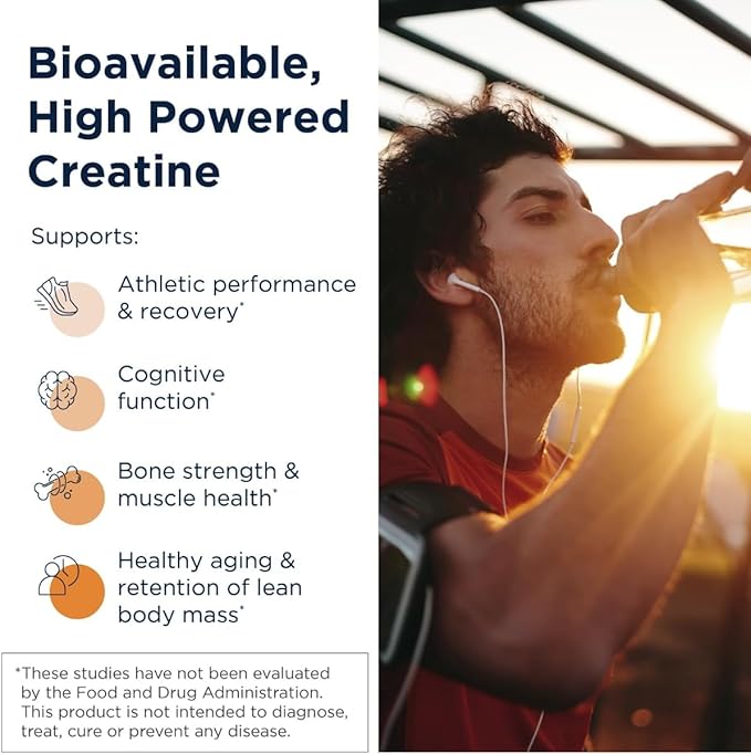 Designs for Health Micronized Creatine Monohydrate Unflavored Powder 90 Servings 5g per Serving ? for Women &amp Men to Support Muscle Strength and Brain Health