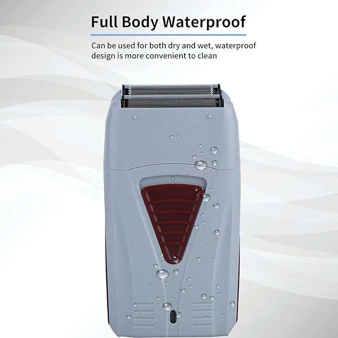 Electric Double Foil Shaver Cordless 2-in-1 Hair Trimmer Multifunctional Grooming Tool