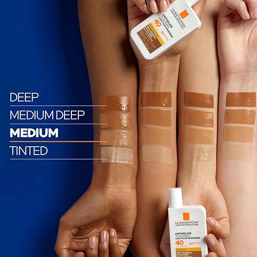 La Roche-Posay Anthelios Sunscreen SPF 50 Ultra-Light Fluid Broad Spectrum SPF 50 Face Sunscreen with Titanium Dioxide Mineral Lightweight &amp Fast-Absorbing Oil-Free Matte Finish
