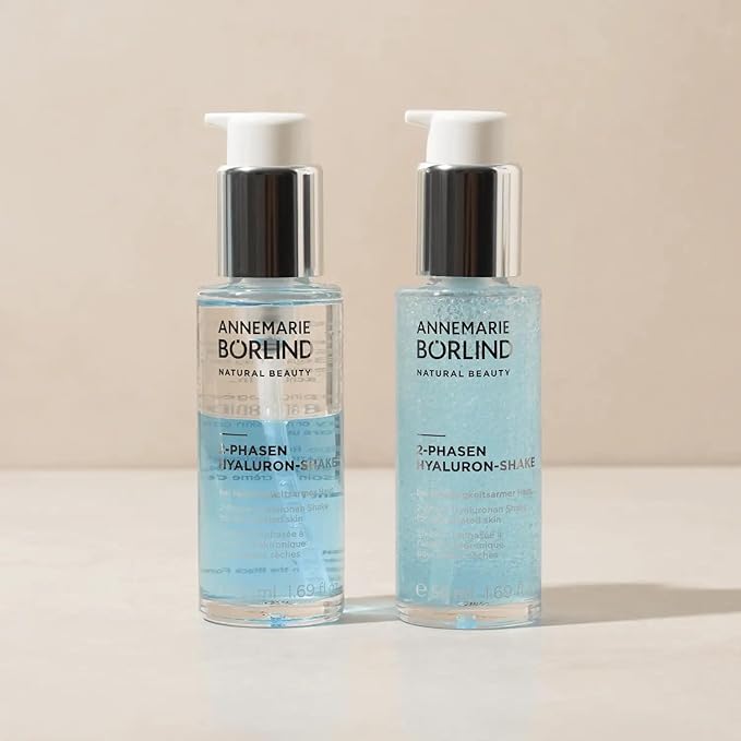 ANNEMARIE B?RLIND - 2 Phase Hyaluronan Shake - Hyaluronic Acid + Aloe Vera + Black Forest Rose Stem Cells For Intense Hydration - Moisturizing Plumping Nourishing - 1.69 Fl. Oz.