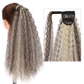 Hair Accessories 22 Long Curly Ponytail Extension Hairband Hair Clip Synthetic Puffy Ponytail Hair Extension Wrapped Bun Women's Wig Hair Pieces For Women(07)