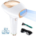 Hair Removal with Cooling Painless IPL Hair Removal Device for Women and Men at-home Hair Remover for Armpits Legs Face and Bikini Line