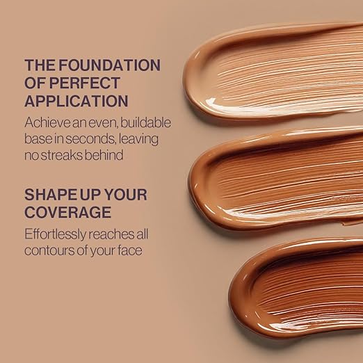 Anisa Beauty Pinnacle Foundation Brush | Professional Makeup Brush for Seamless Foundation Application | Soft Vegan Fibers for Flawless Blending | Ideal for Liquid Cream and Powder Formulas