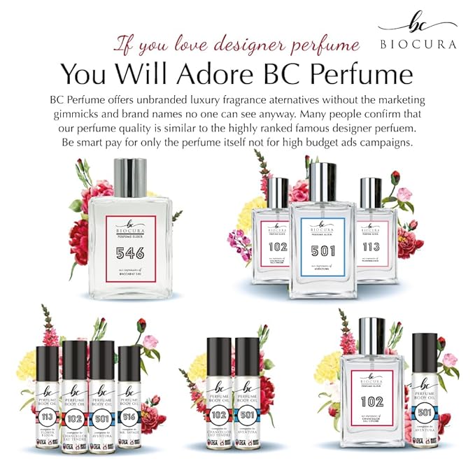 BC Perfume 123 Spray + Body Oil Set Impression of Side Effect Blend Sample For Women and Men / 10ml+50ml