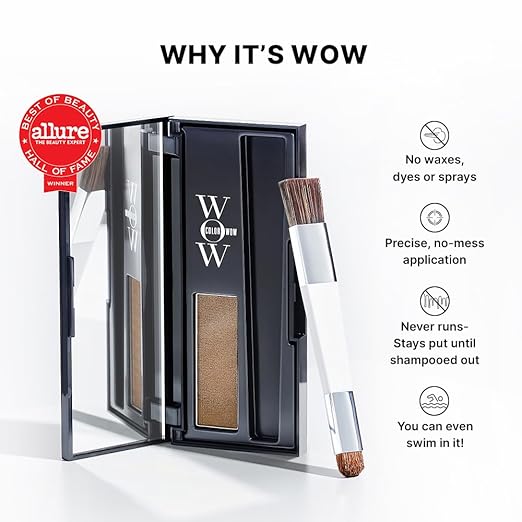 COLOR WOW Root Cover Up ? Instant Grey Coverage and Highlight Touch-Up | Water and Sweat Resistant | No mess Award-Winning Formula