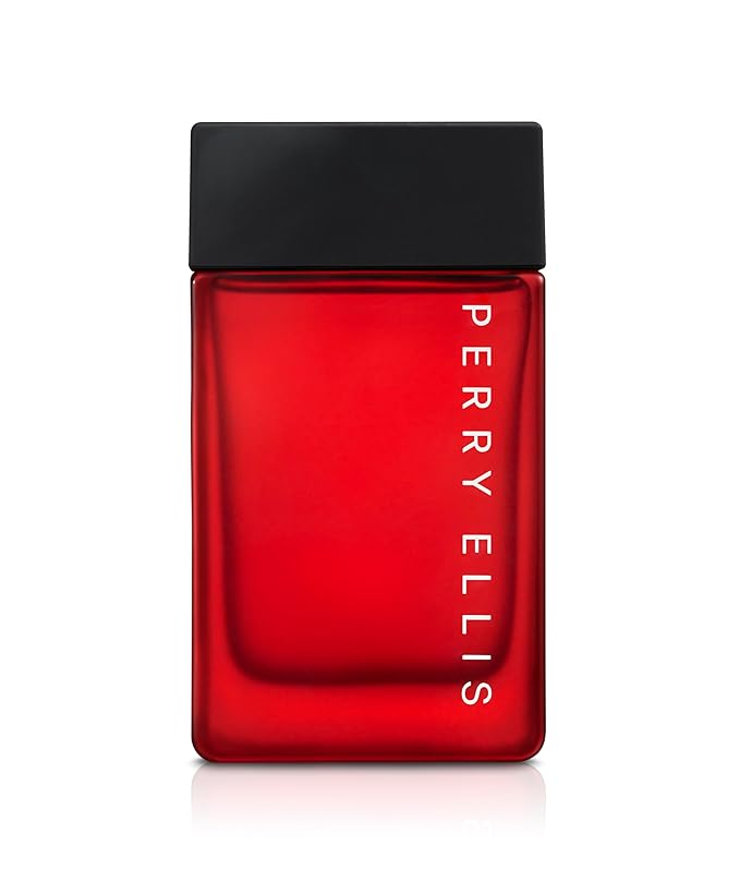 Perry Ellis Bold Red Gift Set: 3.4 fl oz eau de toilette3 oz aftershave3 oz shower gel.25 fl oz travel mini - lime parsley mandarin nutmeg cinnamon lavender sandalwood patchouli cedarwood