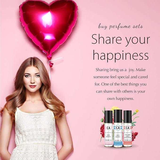 CA Perfume Designer Discovery Set For Men Impression Of (Tobacco Vanille Fabulous Cafe rose Noir Extreme Tuscan Leather) Long Lasting Fragrance Body Oil 10ml x 5