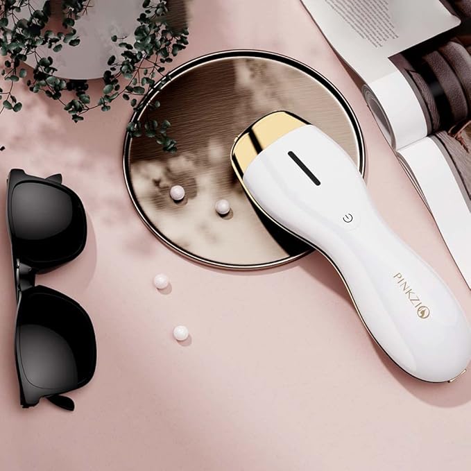 [FDA Cleared] IPL Laser Hair Removal Permanent for Women Painless Unlimited Flashes Hair Removal Device with 5 Energy Levels Reduction in Hair Regrowth for Men By PINKZIO
