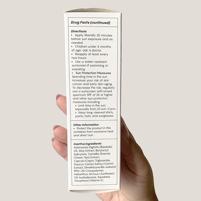 JESS BEAUTY | Let it Sun 50+ Sunscreen Green Tea &amp Aloe Extract | Skincare Sun Protection 1.7 fl oz