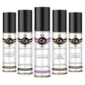 CA Perfume Designer Discovery Set For Men Impression Of (Tobacco Vanille Fabulous Cafe rose Noir Extreme Tuscan Leather) Long Lasting Fragrance Body Oil 10ml x 5